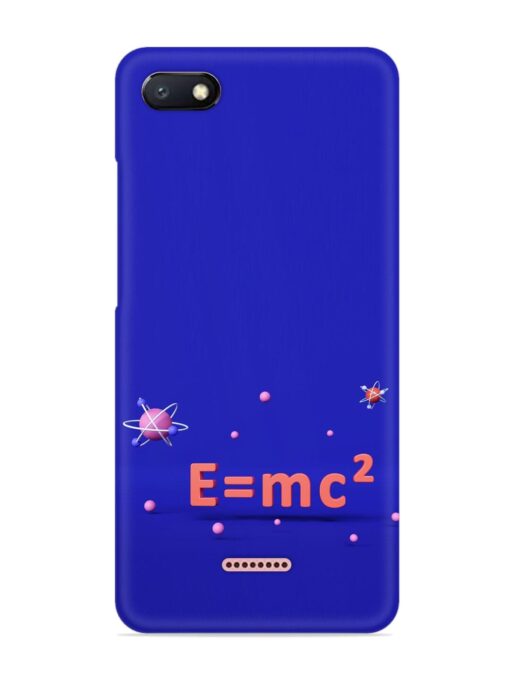 Formula Relativity Equation Snap Case for Xiaomi Redmi 6A Zapvi