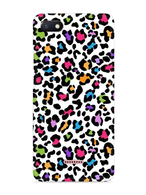 Seamless Leopard Pattern Snap Case for Xiaomi Redmi 6A Zapvi