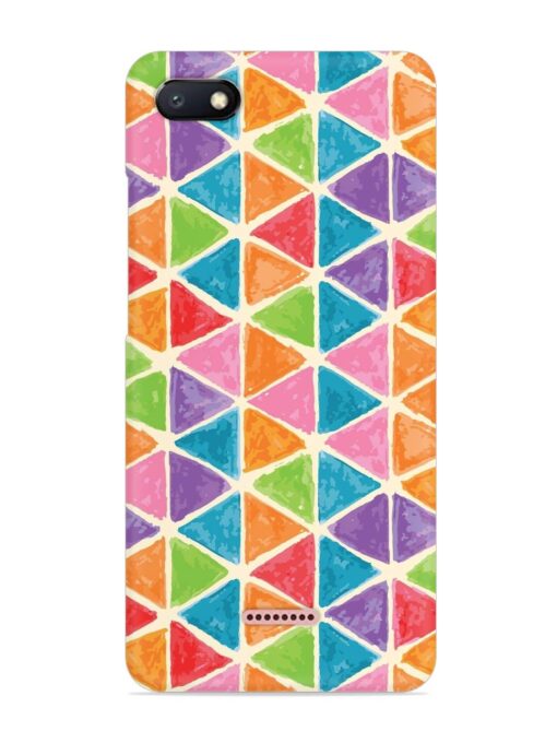 Seamless Colorful Isometric Snap Case for Xiaomi Redmi 6A