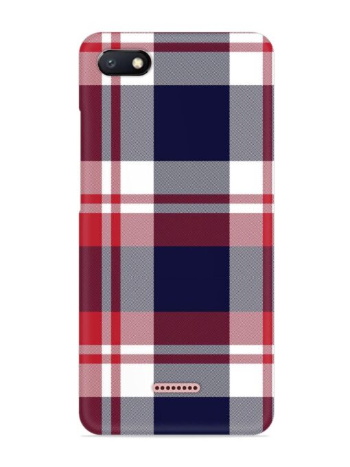 Classic Plaid Tartan Snap Case for Xiaomi Redmi 6A Zapvi