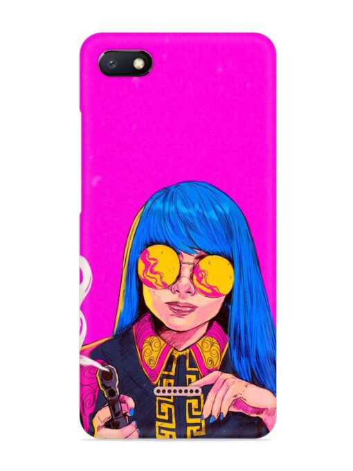 Aesthetic Anime Girl Snap Case for Xiaomi Redmi 6A Zapvi