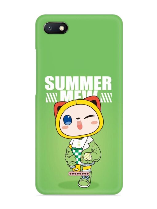 Summer Mew Snap Case for Xiaomi Redmi 6A