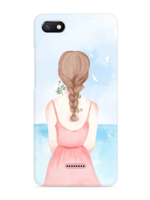 Watercolor Girl Vector Snap Case for Xiaomi Redmi 6A