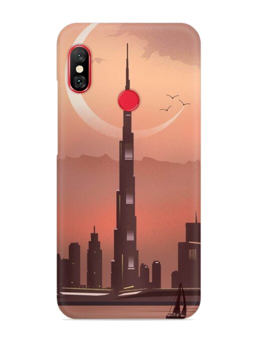 Landmark Burj Khalifa Snap Case for Xiaomi Redmi 6 Pro