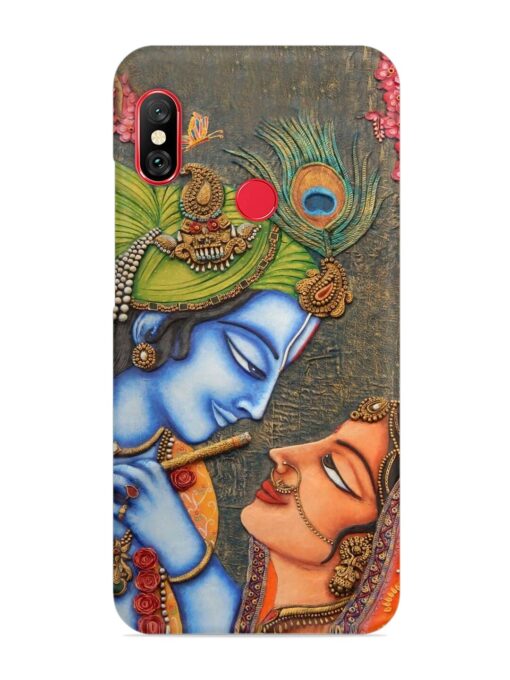 Lord Radha Krishna Flute Art Snap Case for Xiaomi Redmi 6 Pro Zapvi