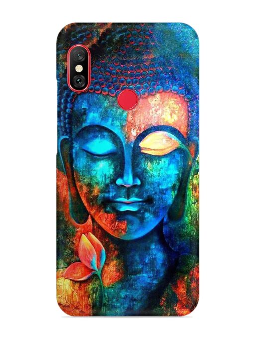 Buddha Painting Snap Case for Xiaomi Redmi 6 Pro Zapvi