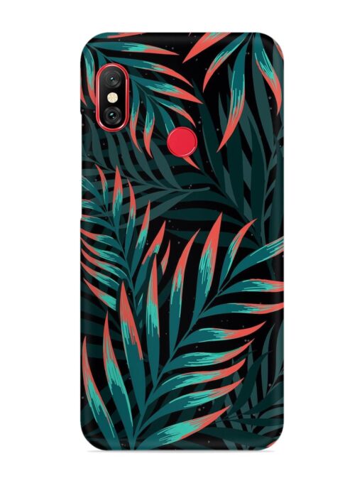 Green Leaf Art Snap Case for Xiaomi Redmi 6 Pro