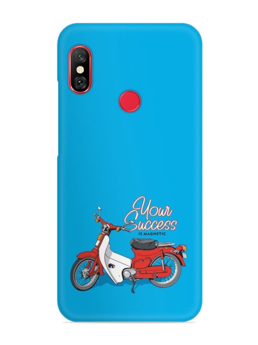 Motorcycles Image Vector Snap Case for Xiaomi Redmi 6 Pro Zapvi