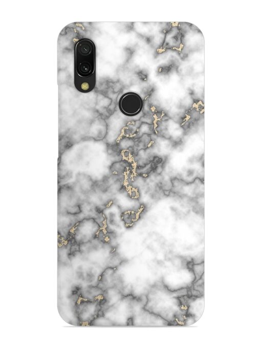 Gray And Gold Marble Snap Case for Xiaomi Redmi 7