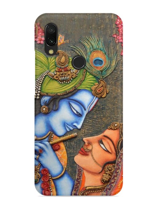 Lord Radha Krishna Flute Art Snap Case for Xiaomi Redmi 7