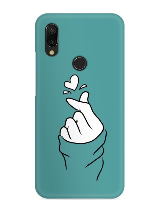 Korean Heart Sign Art Snap Case for Xiaomi Redmi 7