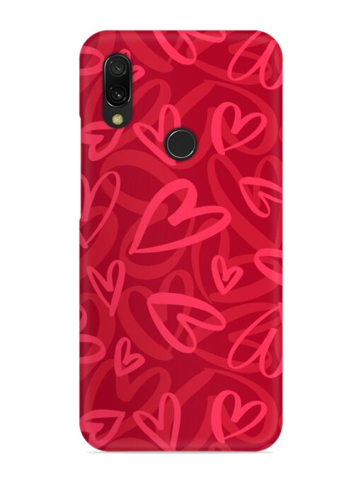 Seamless Romantic Pattern Snap Case for Xiaomi Redmi 7 Zapvi