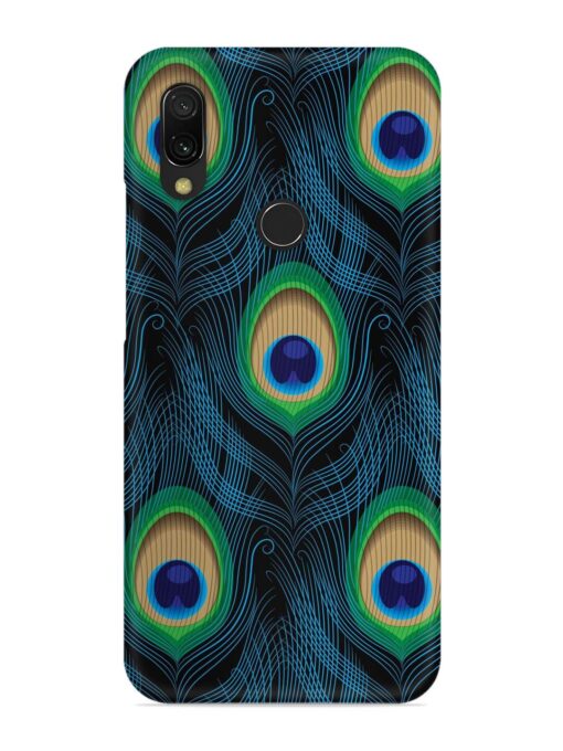 Seamless Pattern Peacock Snap Case for Xiaomi Redmi 7 Zapvi