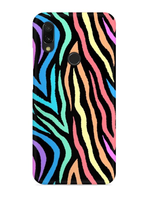 Colorful Abstract Zebra Snap Case for Xiaomi Redmi 7 Zapvi