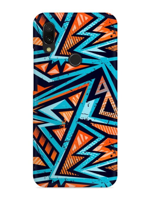 Abstract Seamless Grunge Snap Case for Xiaomi Redmi 7