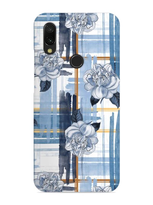 Watercolor Pattern Rose Snap Case for Xiaomi Redmi 7