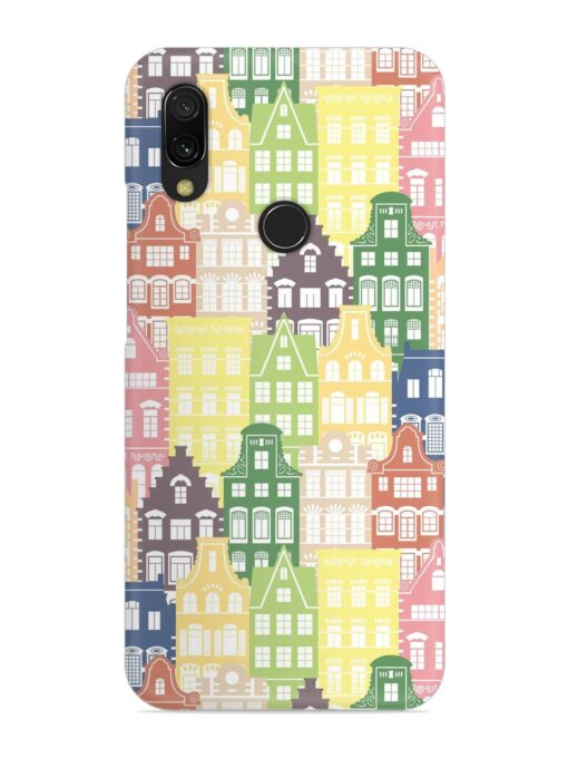 Seamless Shapes Pattern Snap Case for Xiaomi Redmi 7 Zapvi