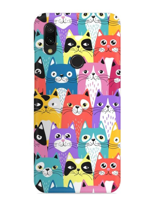 Funny Cartoon Cats Snap Case for Xiaomi Redmi 7