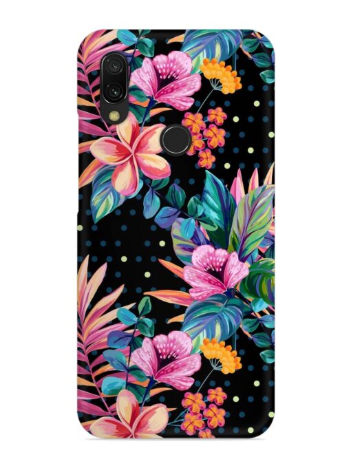 Seamless Floral Pattern Snap Case for Xiaomi Redmi 7 Zapvi