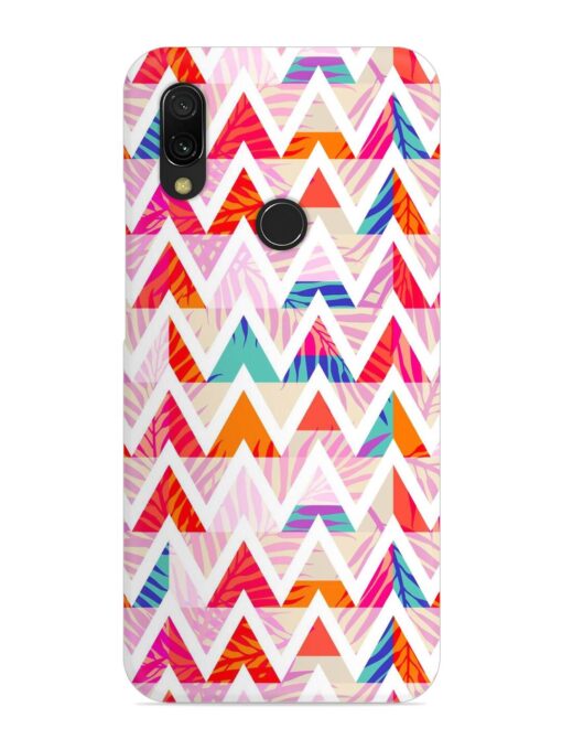 Abstract Triangle Background Snap Case for Xiaomi Redmi 7