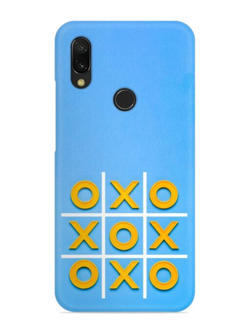 Yellow Plastic Crosses Snap Case for Xiaomi Redmi 7 Zapvi