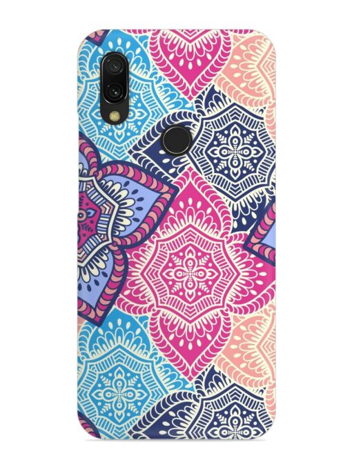 Ethnic Floral Seamless Snap Case for Xiaomi Redmi 7 Zapvi