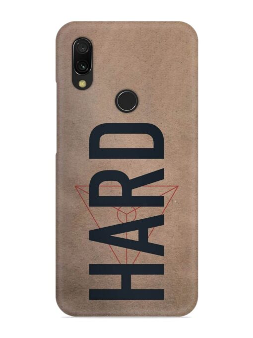 Hard Typo Snap Case for Xiaomi Redmi 7 Zapvi