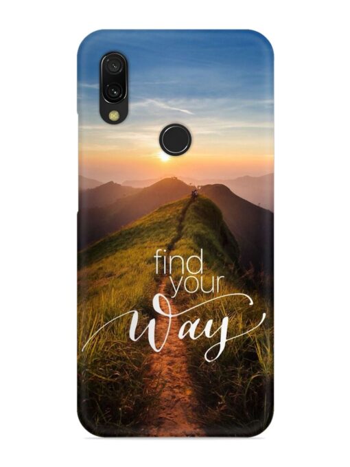 Find Your Way Snap Case for Xiaomi Redmi 7 Zapvi