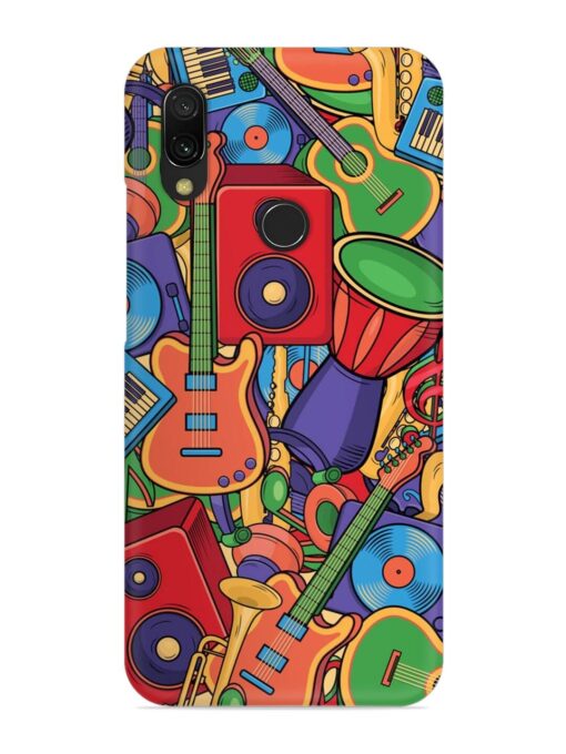 Colorful Music Art Snap Case for Xiaomi Redmi 7