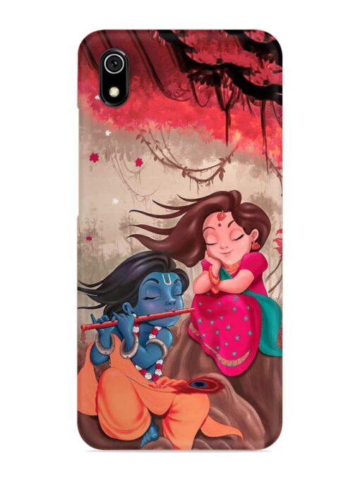 Radhe Krishna Water Art Snap Case for Xiaomi Redmi 7A Zapvi