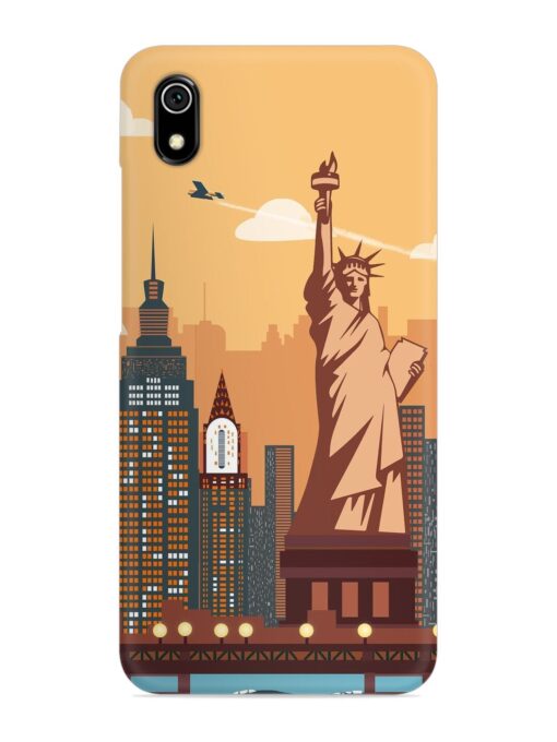 New York Statue Of Liberty Architectural Scenery Snap Case for Xiaomi Redmi 7A