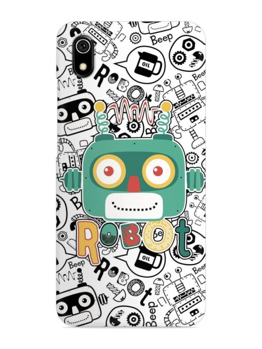 Robot Modern Seamless Pattern Snap Case for Xiaomi Redmi 7A