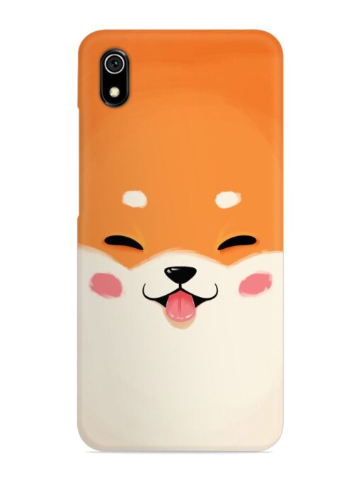 Cute Dog Face Vector Snap Case for Xiaomi Redmi 7A Zapvi