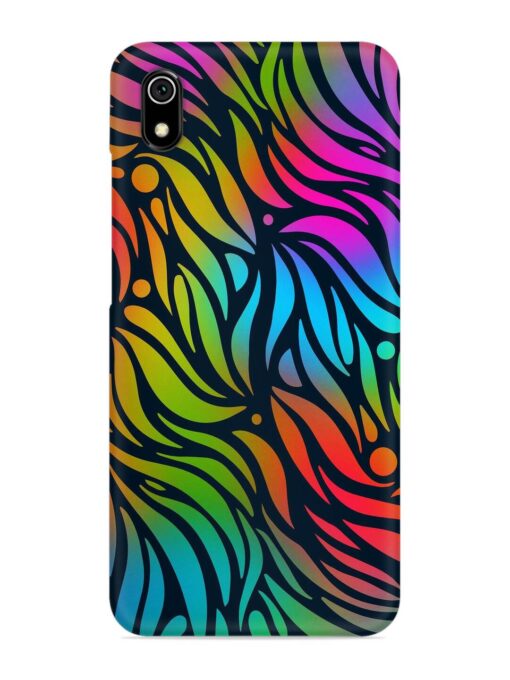 Abstract Leaf Design Snap Case for Xiaomi Redmi 7A Zapvi