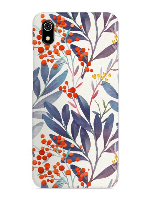 Seamless Floral Pattern Snap Case for Xiaomi Redmi 7A Zapvi