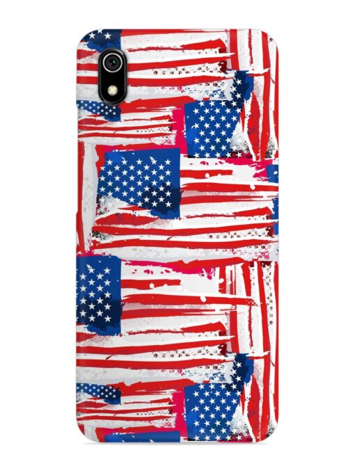 Usa Flag Seamless Snap Case for Xiaomi Redmi 7A Zapvi