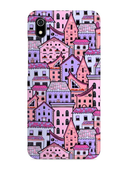 Seamless Pattern Houses Snap Case for Xiaomi Redmi 7A Zapvi