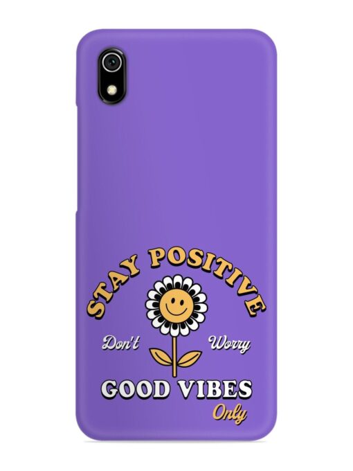 Retro Positive Flower Snap Case for Xiaomi Redmi 7A