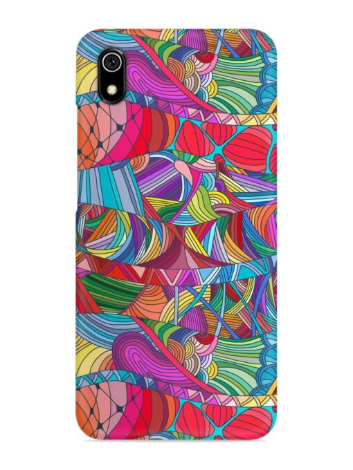 Seamless Patterns Hand Drawn Snap Case for Xiaomi Redmi 7A