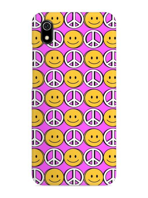 Smiley Face Peace Snap Case for Xiaomi Redmi 7A Zapvi