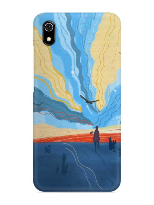 Minimal Abstract Landscape Snap Case for Xiaomi Redmi 7A Zapvi