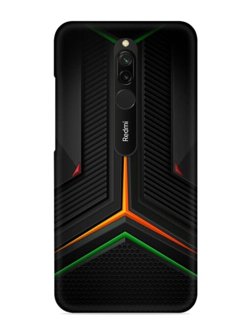 Orange Triangle Light Snap Case for Xiaomi Redmi 8