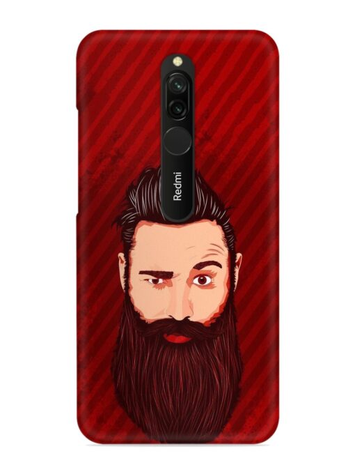 Beardo Man Snap Case for Xiaomi Redmi 8