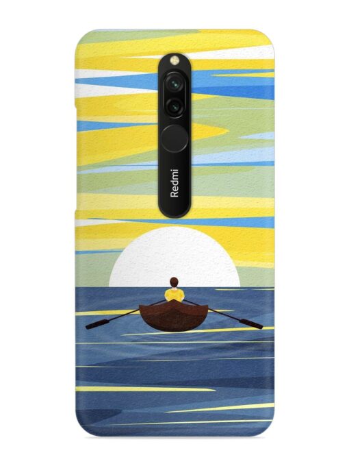 Rowing Person Ferry Paddle Snap Case for Xiaomi Redmi 8