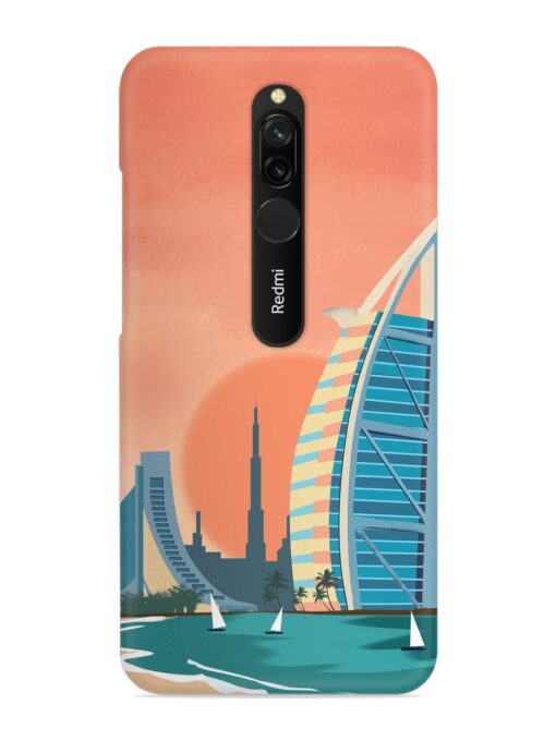 Dubai Architectural Scenery Snap Case for Xiaomi Redmi 8 Zapvi