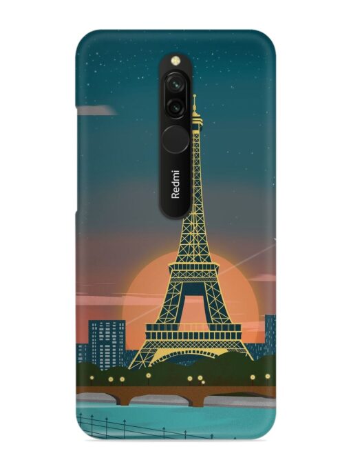 Scenery Architecture France Paris Snap Case for Xiaomi Redmi 8