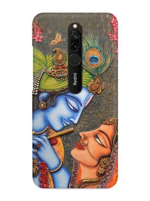 Lord Radha Krishna Flute Art Snap Case for Xiaomi Redmi 8