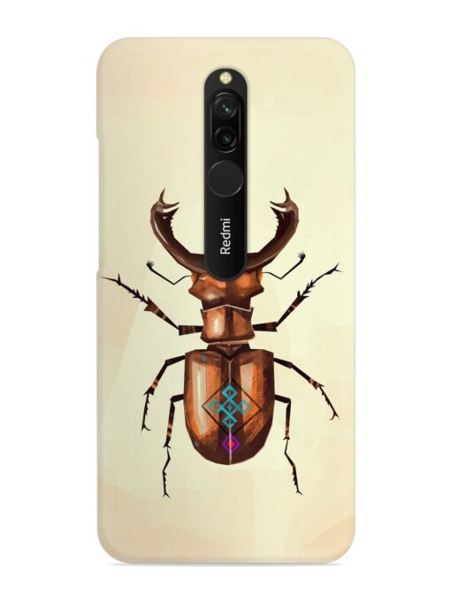 Stag Beetle Vector Snap Case for Xiaomi Redmi 8