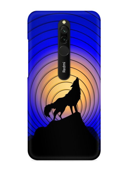 Fox Roaring Design Snap Case for Xiaomi Redmi 8