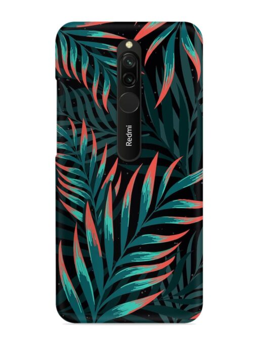 Green Leaf Art Snap Case for Xiaomi Redmi 8